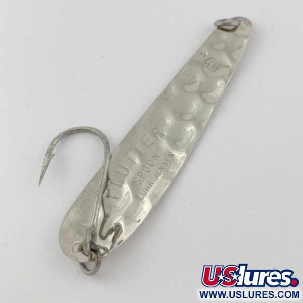  Luhr Jensen Flutter Spoon 44, нікель, 4, блесна коливалка (колебалка) #23985