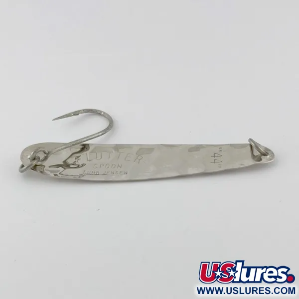  Luhr Jensen Flutter Spoon 44, нікель, 4, блесна коливалка (колебалка) #23985