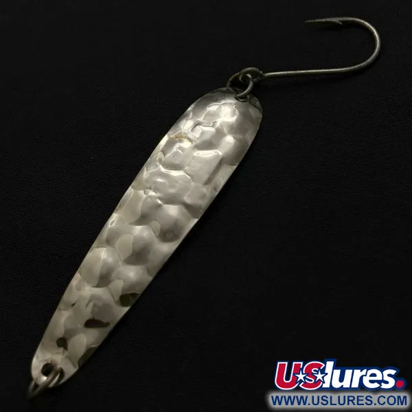  Luhr Jensen Flutter Spoon 44, нікель, 4, блесна коливалка (колебалка) #23985
