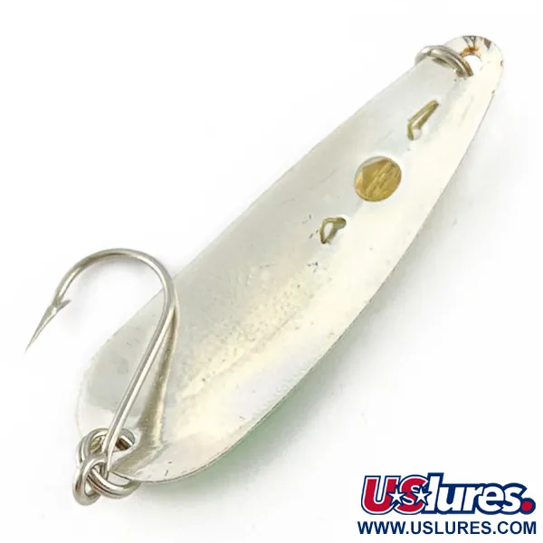 Red Eye Lures Red Eye Evil Eye Glow, нікель/білий/ Glow - світиться у темряві, 6, блесна коливалка (колебалка) #23986