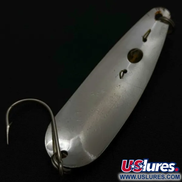 Red Eye Lures Red Eye Evil Eye Glow, нікель/білий/ Glow - світиться у темряві, 6, блесна коливалка (колебалка) #23986