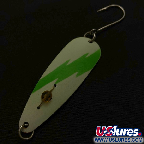 Red Eye Lures Red Eye Evil Eye Glow, нікель/білий/ Glow - світиться у темряві, 6, блесна коливалка (колебалка) #23986