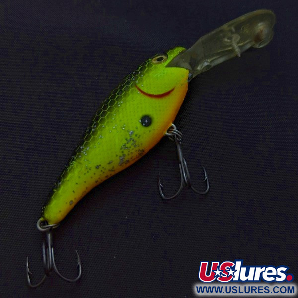  Rebel Double Deep Shad, шартрез, 5, воблер #23991