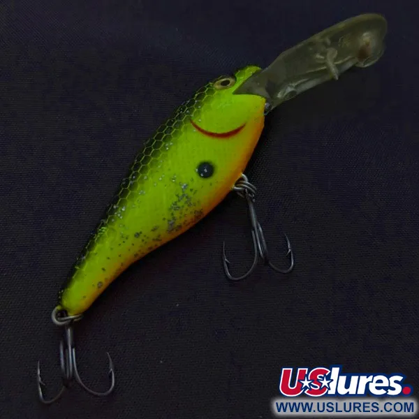  Rebel Double Deep Shad, шартрез, 5, воблер #23991