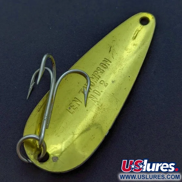  Len Thompson #2, червоний/золото, 28, блесна коливалка (колебалка) #24013