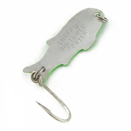 Shoff's Big Triple Teazer, green, 2, блесна коливалка (колебалка) #24024