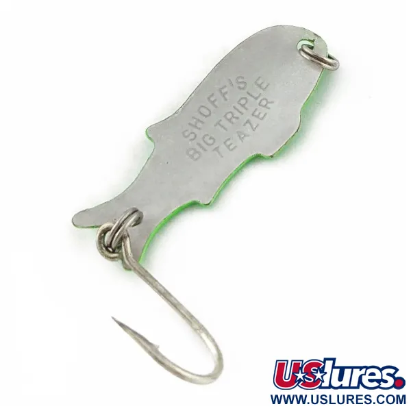  Shoff's Big Triple Teazer, green, 2, блесна коливалка (колебалка) #24024