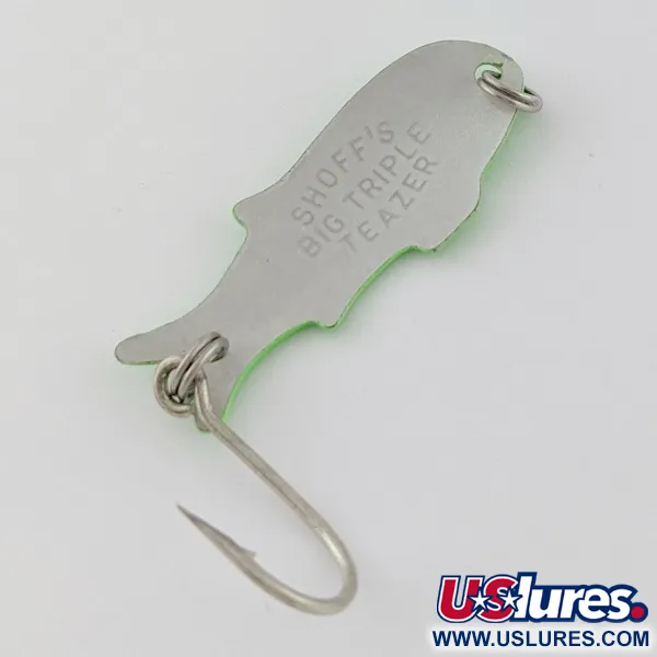  Shoff's Big Triple Teazer, green, 2, блесна коливалка (колебалка) #24024