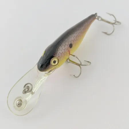 Rebel Double Deep Shad, brown/yellow, 5, воблер #24030