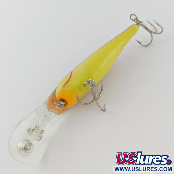  Rebel Double Deep Shad, brown/yellow, 5, воблер #24030