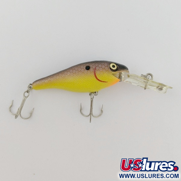  Rebel Double Deep Shad, brown/yellow, 5, воблер #24030