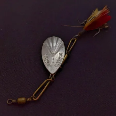 G.M. Skinner 3 ( pat. Canada 1874), срібло/червоний, 5, блешня оберталка (вертушка) #24034