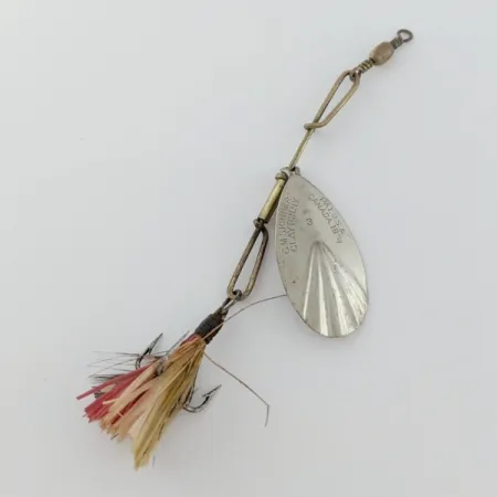 G.M. Skinner 3 ( pat. Canada 1874), срібло/червоний, 5, блешня оберталка (вертушка) #24034