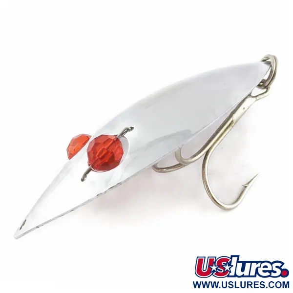 Herter's Glass Eye Spoon, нікель/червоні очі, 60, блесна коливалка (колебалка) #24036