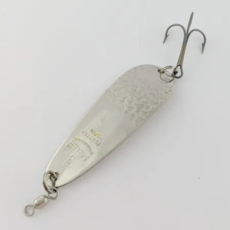 Miller Flutter Spin 3 Блешня, Срібло, 1/2oz, Hammered Finish, #24041
