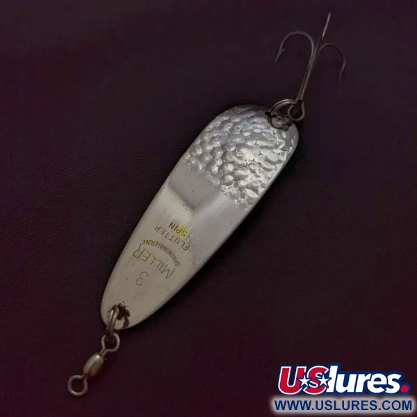  Miller Flutter Spin 3, срібло, 14, блесна коливалка (колебалка) #24041