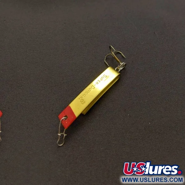 Luhr Jensen Super-Duper 503, чорний/золото/червоний, 4,3, блесна коливалка (колебалка) #24052