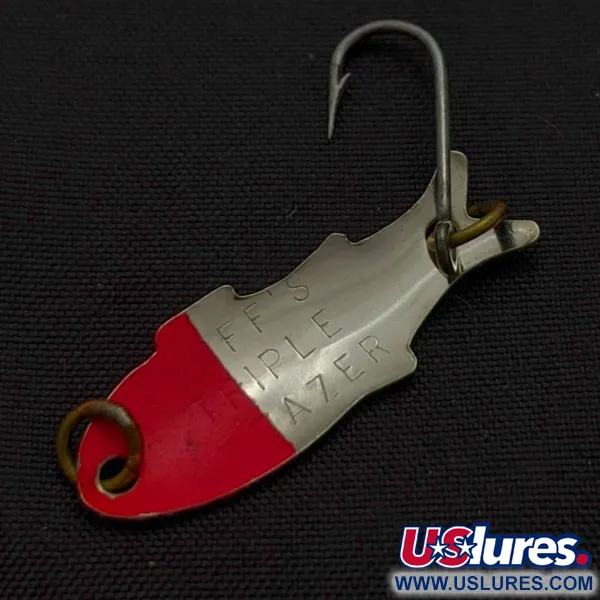  Shoff's Triple Teazer, червоний/нікель, 1, блесна коливалка (колебалка) #24071