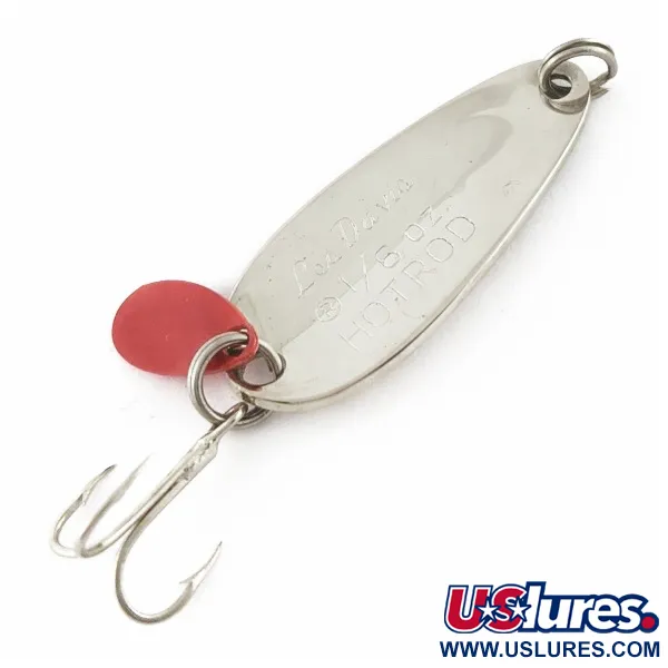  Les Davis Hotrod, nikiel/czerwony, 5, блесна коливалка (колебалка) #24072