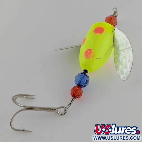 Yakima Bait Worden's Spin-n-Glo, помаранчевий/жовтий, 8, блешня оберталка (вертушка) #24081