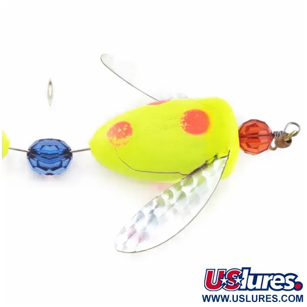 Yakima Bait Worden's Spin-n-Glo, помаранчевий/жовтий, 8, блешня оберталка (вертушка) #24081