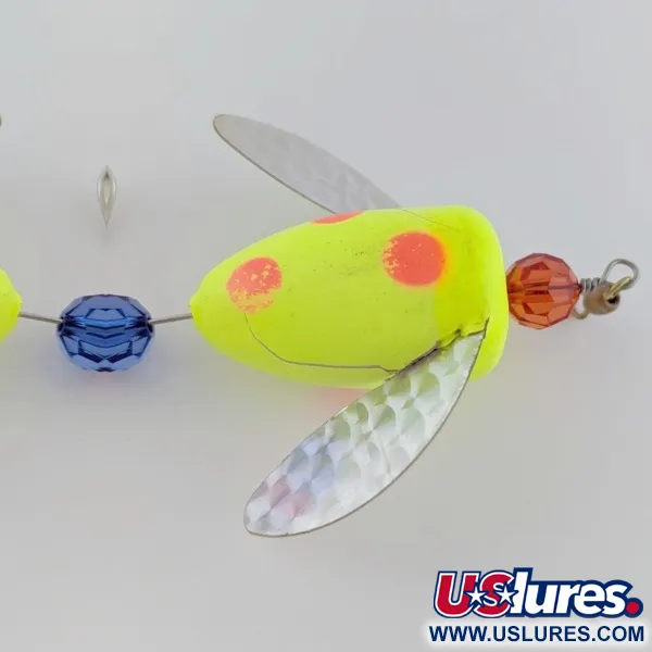 Yakima Bait Worden's Spin-n-Glo, помаранчевий/жовтий, 8, блешня оберталка (вертушка) #24081