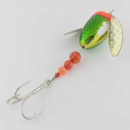 Yakima Bait Worden's Spin-n-Glo, green/red, 8, блешня оберталка (вертушка) #24082