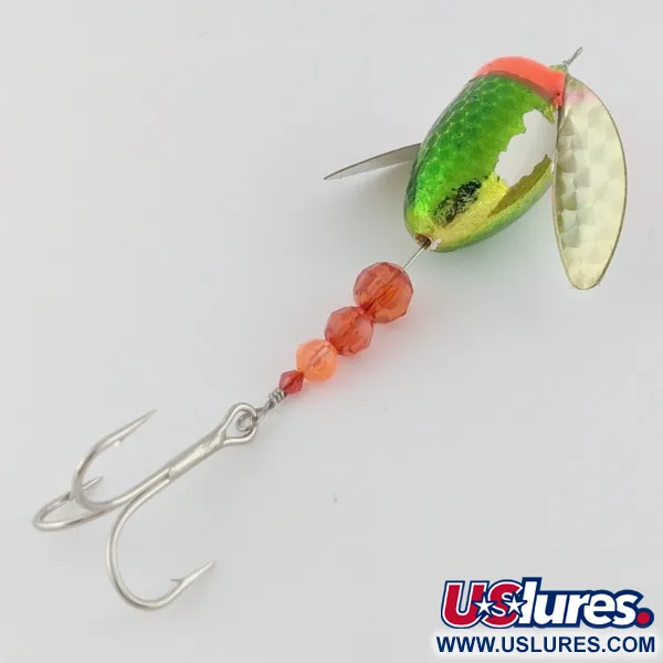 Yakima Bait Worden's Spin-n-Glo, green/red, 8, блешня оберталка (вертушка) #24082