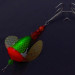 Yakima Bait Worden's Spin-n-Glo, green/red, 8, блешня оберталка (вертушка) #24082