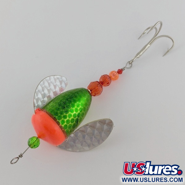 Yakima Bait Worden's Spin-n-Glo, green/red, 8, блешня оберталка (вертушка) #24082