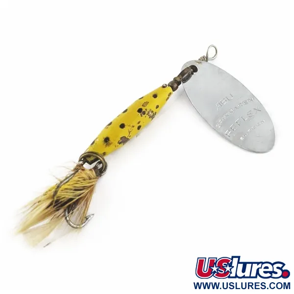 Abu Garcia Spinnaren Reflex, nickel/yellow, 6, блешня оберталка (вертушка) #24084