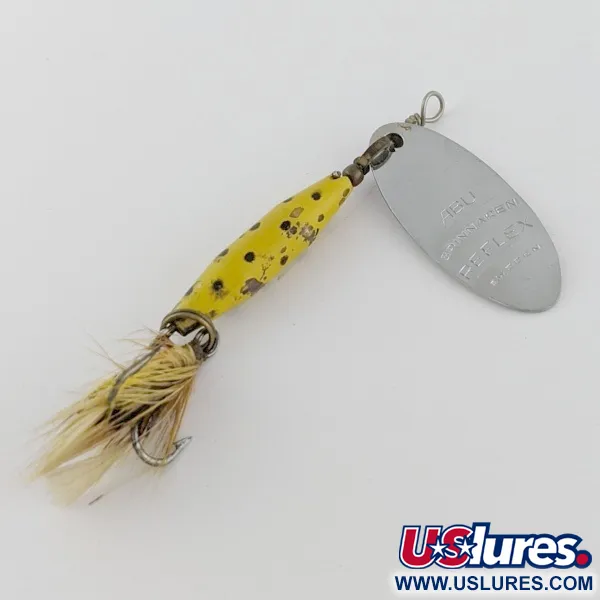 Abu Garcia Spinnaren Reflex, nickel/yellow, 6, блешня оберталка (вертушка) #24084