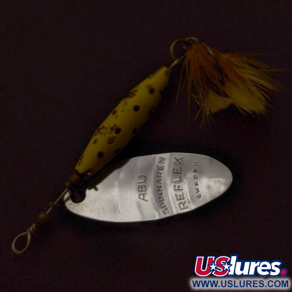  Abu Garcia Spinnaren Reflex, nickel/yellow, 6, блешня оберталка (вертушка) #24084