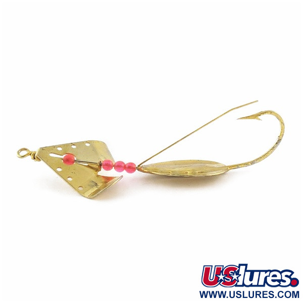 Lindy / Little Joe Lindy Skitter-Buzz Weedless , red/gold, 7, блесна коливалка (колебалка) #24094