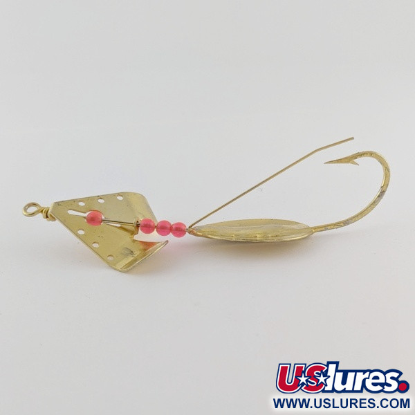 Lindy / Little Joe Lindy Skitter-Buzz Weedless , red/gold, 7, блесна коливалка (колебалка) #24094