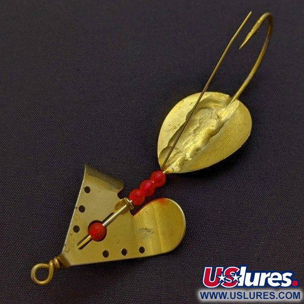 Lindy / Little Joe Lindy Skitter-Buzz Weedless , red/gold, 7, блесна коливалка (колебалка) #24094
