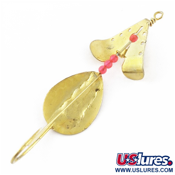 Lindy / Little Joe Lindy Skitter-Buzz Weedless , red/gold, 7, блесна коливалка (колебалка) #24094