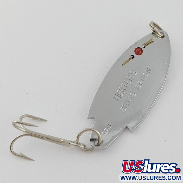   Herter's Swiss Spoon (Japan), нікель/червоні очі, 7, блесна коливалка (колебалка) #24099