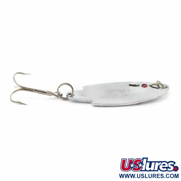  Herter's Swiss Spoon (Japan), нікель/червоні очі, 7, блесна коливалка (колебалка) #24099