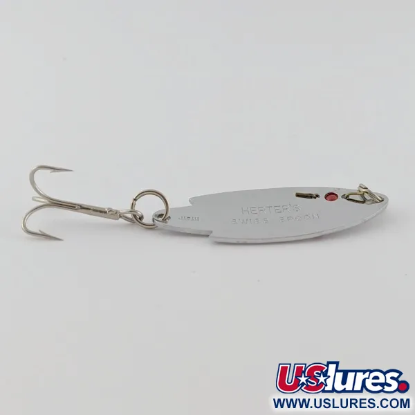  Herter's Swiss Spoon (Japan), нікель/червоні очі, 7, блесна коливалка (колебалка) #24099