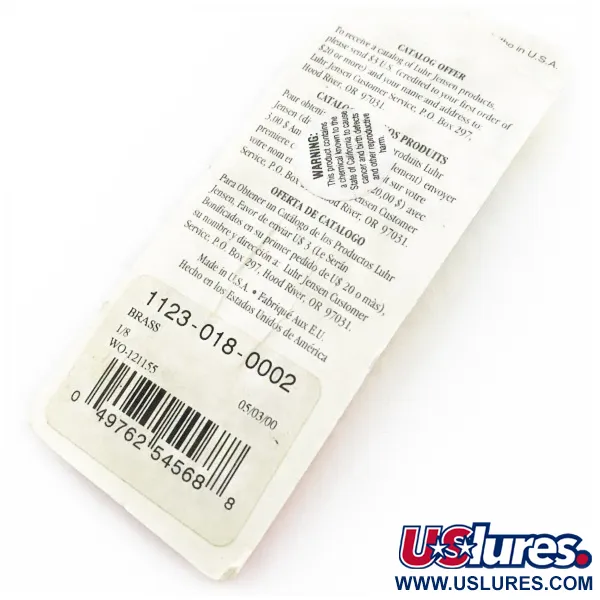  Luhr Jensen Lil' Kroc (Krocodile Stubby), золото, 4,5, блесна коливалка (колебалка) #24131