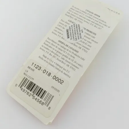 Luhr Jensen Lil' Kroc (Krocodile Stubby), золото, 4,5, блесна коливалка (колебалка) #24100