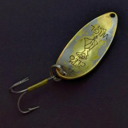 Seneca Little Cleo (Hula Girl), латунь, 14, блесна коливалка (колебалка) #24103