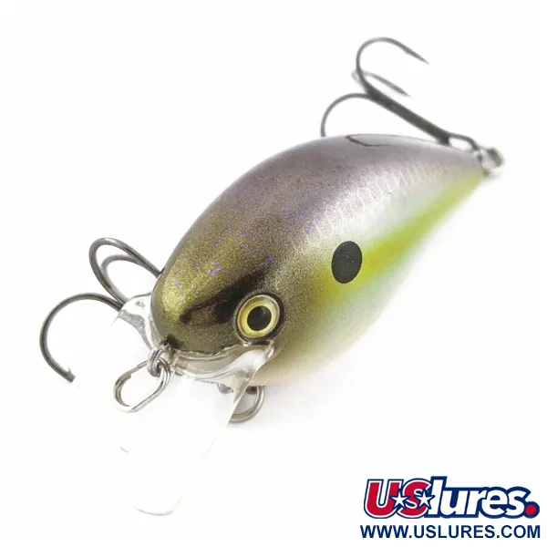  Strike King KVD 1.5 Silent square bill, Olive Sexy Shad, 12, воблер #24145
