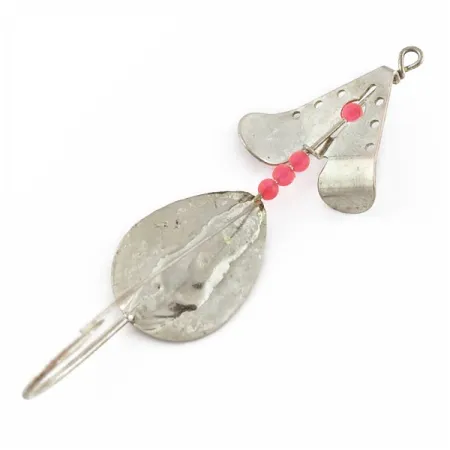 Lindy / Little Joe Lindy Skitter-Buzz Weedless , червоний/нікель, 7, блесна коливалка (колебалка) #24146