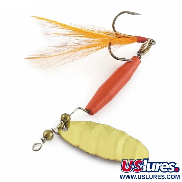  Worth #301, червоний/чорний/золото, 9, блешня оберталка (вертушка) #24152