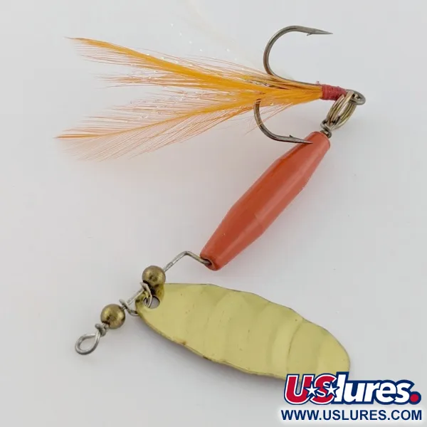  Worth #301, червоний/чорний/золото, 9, блешня оберталка (вертушка) #24152