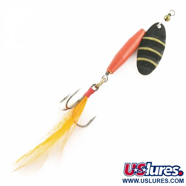  Worth #301, червоний/чорний/золото, 9, блешня оберталка (вертушка) #24152