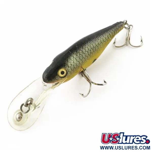  Rebel Double Deep Shad, brown/yellow, 5, воблер #24155
