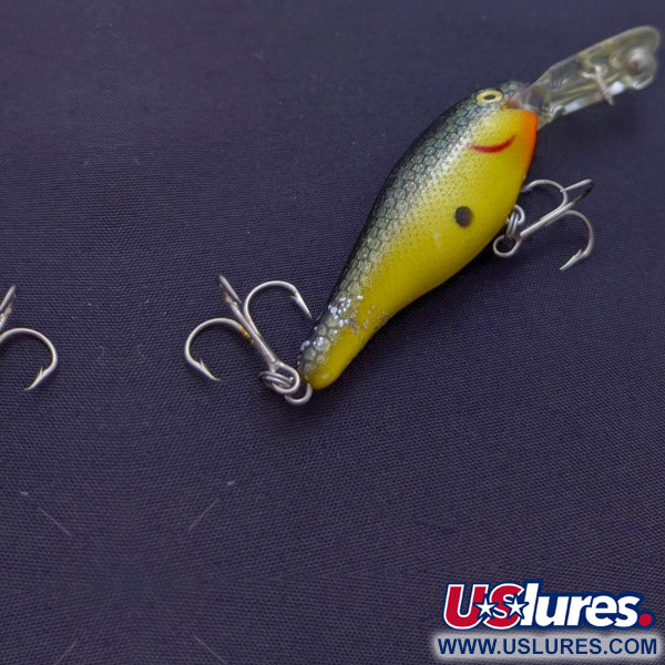 Rebel Double Deep Shad, brown/yellow, 5, воблер #24155